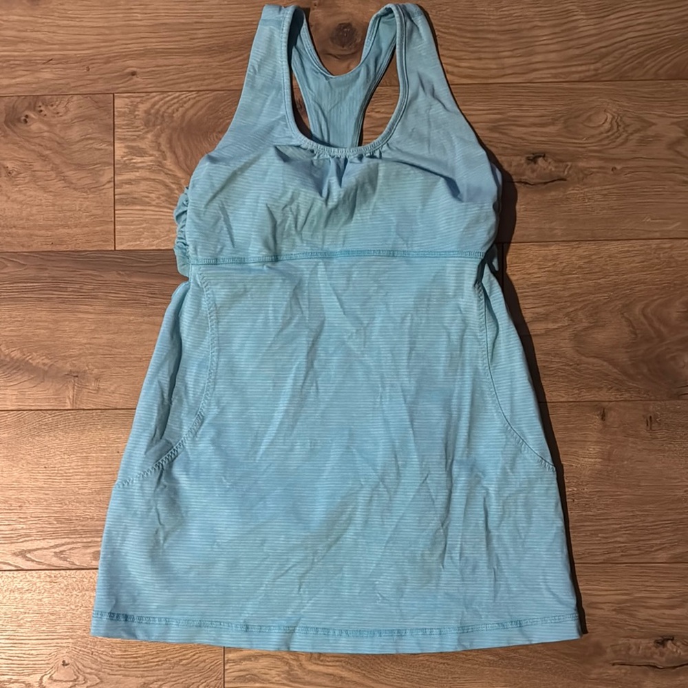 lululemon athletica Light Blue Tank Top